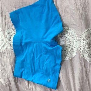 Blue Lululemon shorts